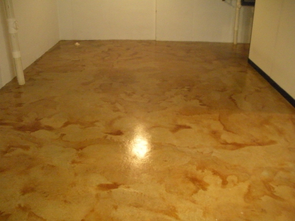 How To Stain Your Concrete Basement Floor Ramsden Painting
