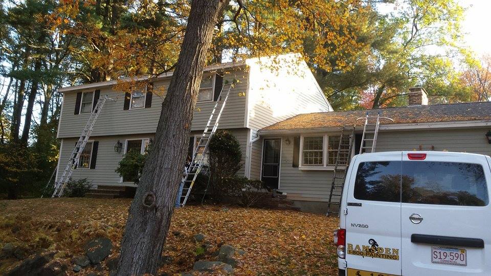 Andover, MA exterior painting