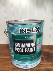 Insl-x waterborne pool paint